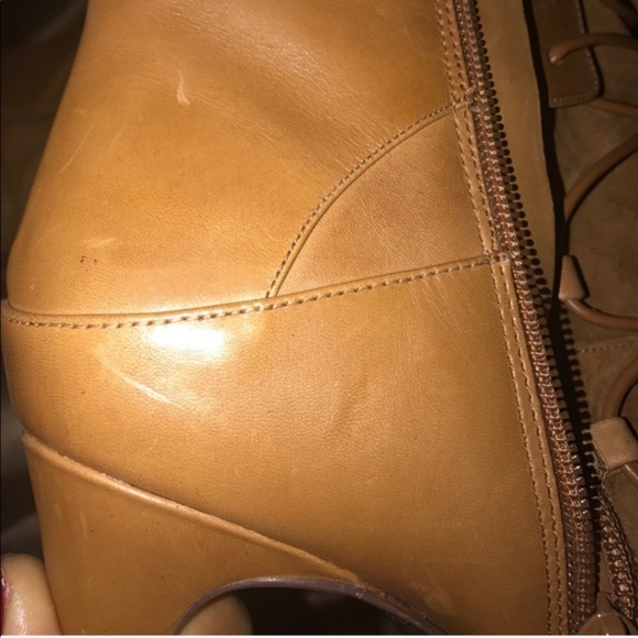 SUEDE LEATHER STILETTO NWOT - Picture 4 of 6